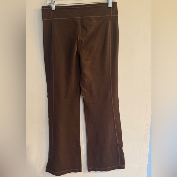 MANDARIN BLUE Women’s Brown Flare Leg Active Pants Size S - Picture 2 of 4